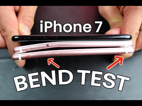 iPhone 7 vs 6S BEND Test!