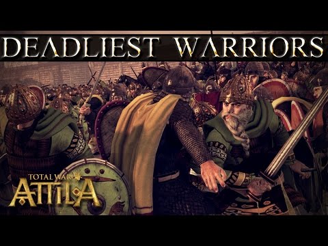 Total War Attila's Deadliest Warriors - Bejewelled Nobles vs Elite Nordic Warriors