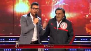 Ramón Díaz despues de renunciar, imitado por Freddy