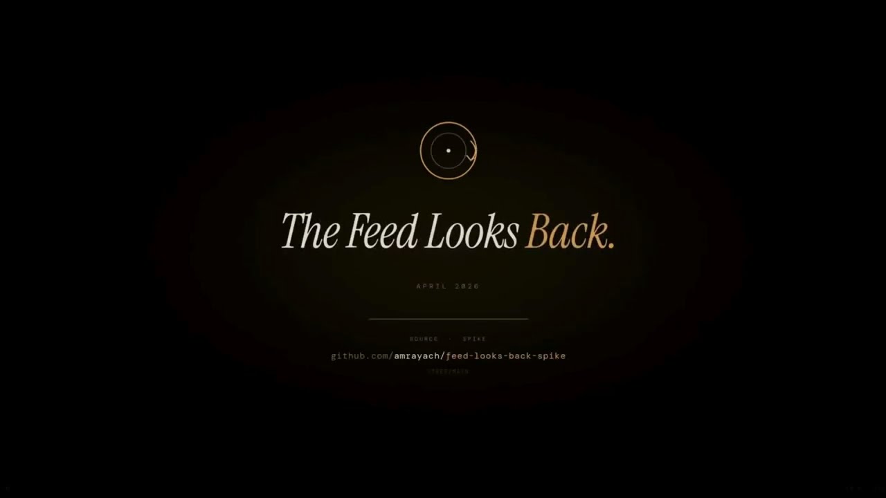 The Feed Looks Back project preview