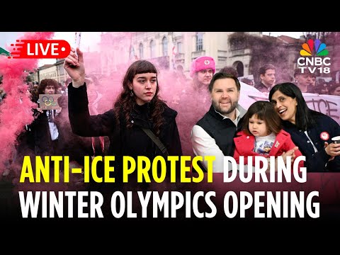 Winter Olympics 2026 LIVE: Anti ICE Protest Against US Delegations | Opening Ceremony in Milan |N18G