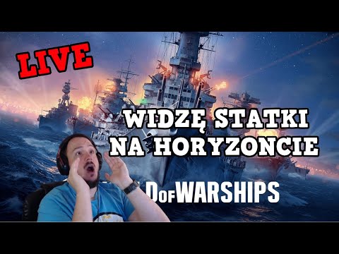 World of Warships PL Po Polsku LIVE Gameplay WOWS Statki Na Horyzoncie
