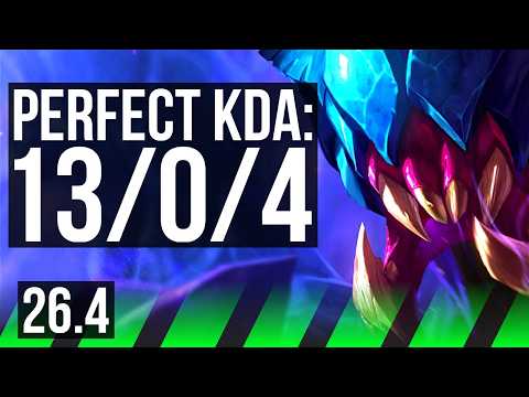 REK'SAI vs EKKO (JGL) | Perfect KDA: 13/0/4 | EUNE Grandmaster | 26.4