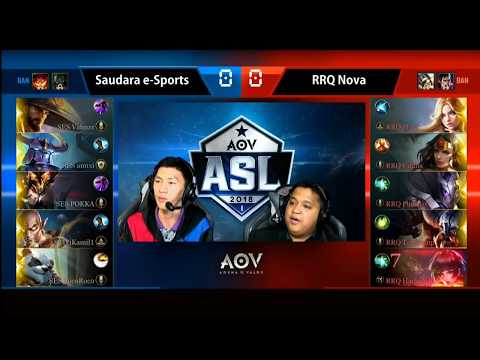 Saudara e-Sports vs RRQ Nova - Garena AOV ASL Season 1 #7 Game 1