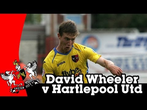David Wheeler v Hartlepool United | Exeter City Football Club