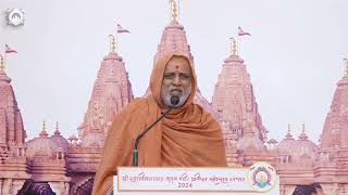 Swami LaxmiPrasadDasji Blessings  - Shree Swaminarayan Nutan Mandir mahotsav, Anjar