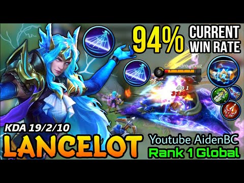 94% Current Win Rate Lancelot Delete Everyone! - Top 1 Global Lancelot by Youtube AidenBC - MLBB