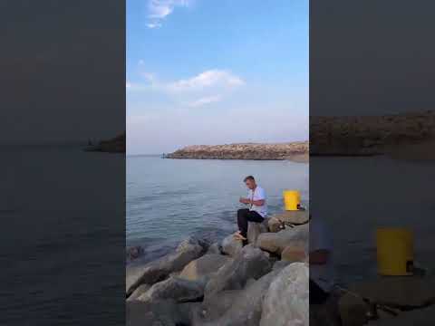 aniq menikmati senja 🏝☀️ #aiteam