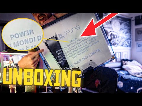 UNBOXING e PROVA di una PLAYSTATION 5 MOLTO SPECIALE!