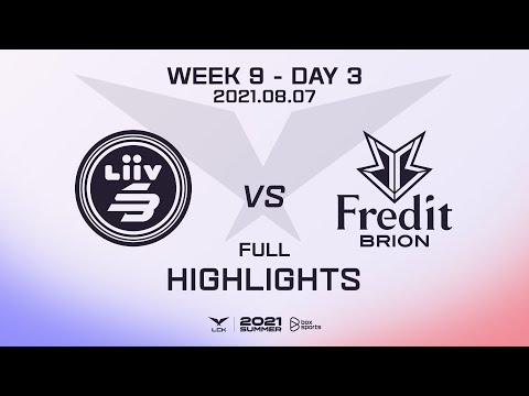 LSB vs BRO Highlights ALL GAMES LCK Summer Split 2021 W9D3 | Liiv SANDBOX vs Fredit BRION