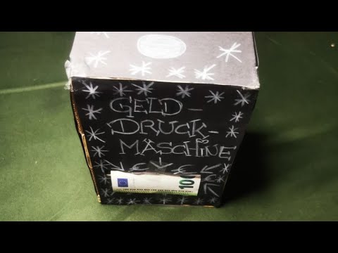 Gelddruckmaschine 💶 Geldgeschenk 💶 DIY 🎁