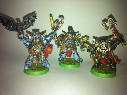 Ragnar Blackmane, Urik the Slayer, Njal Stormcaller, Gilgamesh Paint tip/techniques