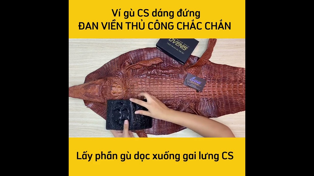 Bóp Dáng Đứng Gù Cá Sấu 2 Mặt Siêu Đẹp VS2V1D