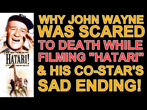 ジョン・ウェインが「HATARI!」撮影中に死ぬほど怖かった理由と共演者の悲しい孤独な結末！