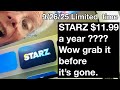 STARZ - Streaming Service - Always has a deal 