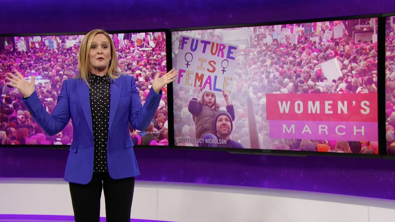 Who March the World? Girls. | Full Frontal with Samantha Bee | TBS - YouTube