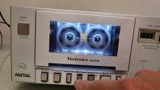 Video thumbnail for TECHNICS RS M205 DEMO by cobratosin