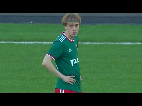18 year old Ilya Belikov for Lokomotiv Moscow U19 2021/2022