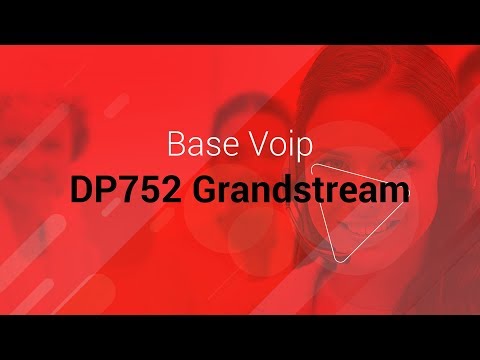 VoIP Bazinė Stotis - Grandstream GDP 752 Base 5 Handsets PoE 400m Range video