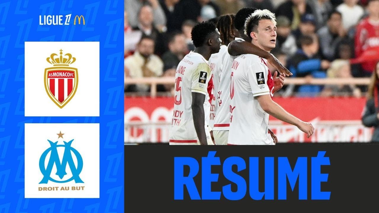 AS Monaco vs Olympique de Marseille Highlights