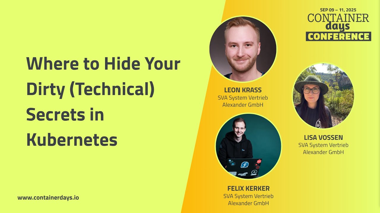 Where to Hide Your Dirty (Technical) Secrets in Kubernetes