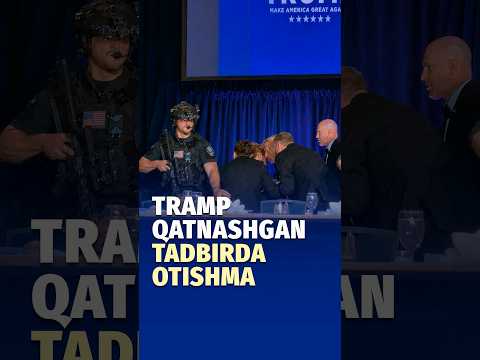 Qurollangan shaxs Tramp qatnashayotgan tadbirga bostirib kirib xavfsizlik xodimlariga oʻq uzdi