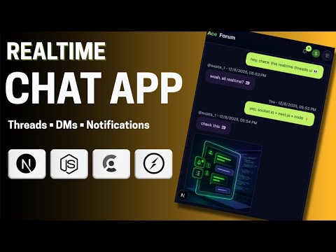 Build a Realtime Chat App with Notifications | Next.js, Clerk, Socket.io, Postgres | Node JS Part 5