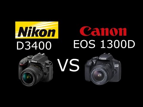 Nikon D3400 vs Canon EOS 1300D (Rebel T6) en Español | VS Digital