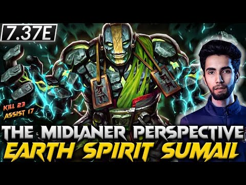 🔥7.37E - Sumail Earth Spirit Midlaner - Nigma Galaxy vs Team Secret Dota 2 (no commentary)