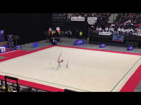 Arina Volosova ruban - Nat A 14-15 ans - France Chambéry 2019