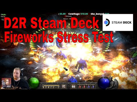 D2R - Steam Deck Stress Test (Left Over Fireworks)