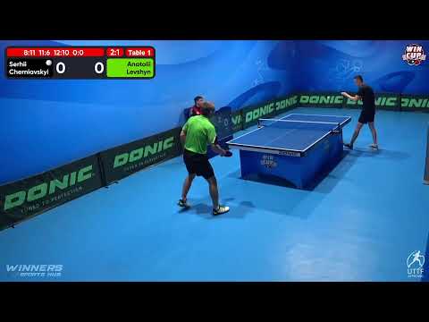 13:30 Serhii Cherniavskyi  3-1 Anatolii Levshyn West 1 WIN CUP 20.11.2022 | TABLE TENNIS WINCUP
