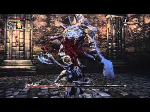 Bloodborne Undead Giant Cannon And Axe Variant