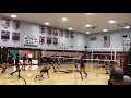 High School Volleyball Passing and Defense