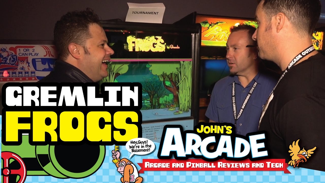SEGA / GREMLIN FROGS (1978) Arcade Game Review - Super cool Black and White Game! Sweet.