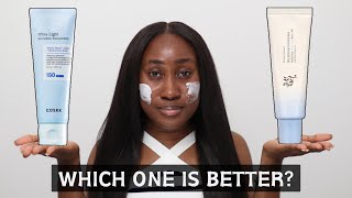 COSRX Ultra Light Invisible Sunscreen vs Beauty of Joseon Relief Sun Aqua Fresh Sunscreen