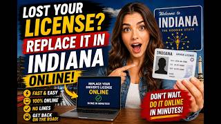 How to replace a lost driver's license in Indiana online