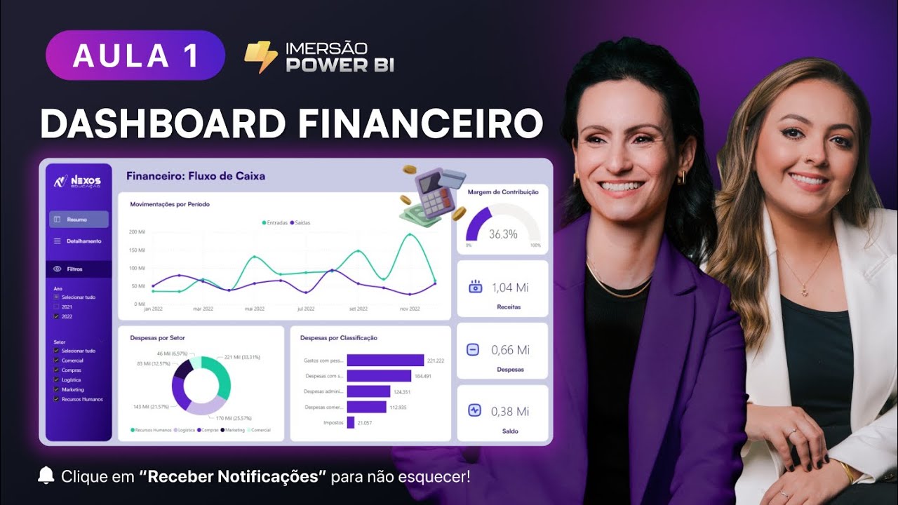[Imersão Power BI] AULA 1 - Começando do zero no Power BI: Dashboard Financeiro