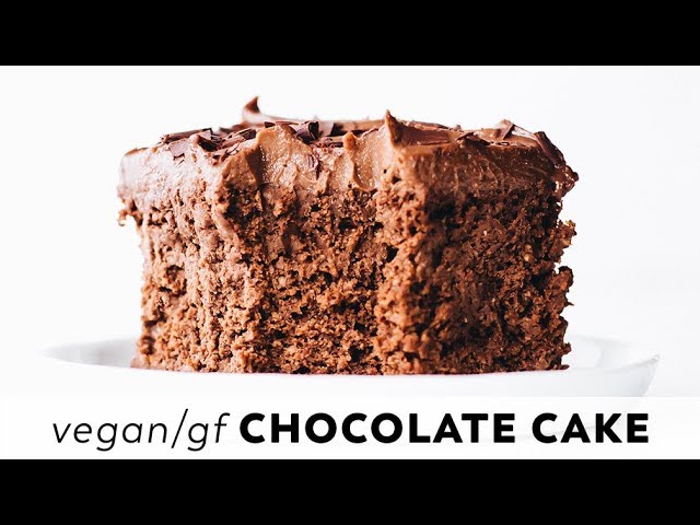 Vegan Chocolate Cake // gluten-free + oil-free