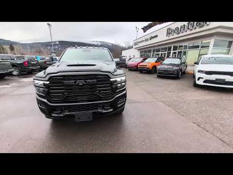 2026 Ram 3500 Laramie 4x4 Crew Cab 6'4" Box in Black for sale at Frontier Chrysler Dodge Jeep Ram Fiat Ltd. in Smithers, BC