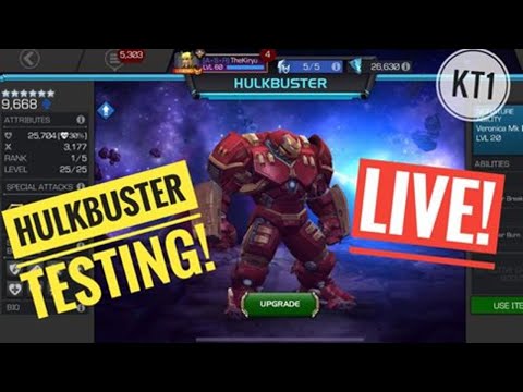 Hulkbuster Buff Testing! Marvel Contest Of Champions!