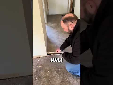 Sub podeaua lui se afla ceva uimitor ascuns!