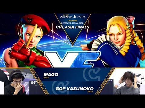 SFV: GGP Kazunoko vs Mago - CPT Asia Finals Top 8 - CPT2016