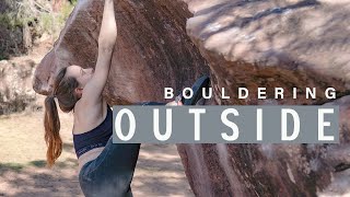 Bouldering outside for beginners | tips and advice