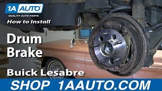 How to Replace Rear Drum Brakes 91-99 Buick LeSabre