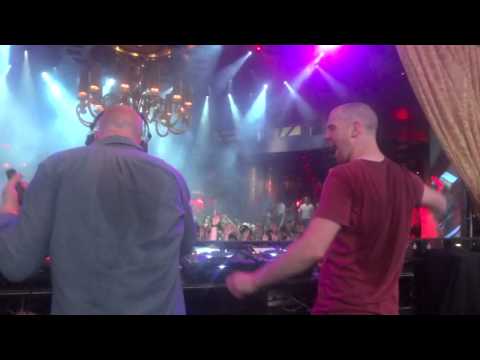Dada Life - "Kick Out the Epic Mother*******" Live @ XS Las Vegas, NV 7-14-12 DJ Booth View