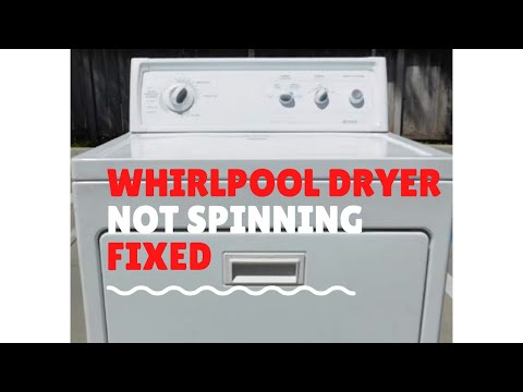 ✨ WHIRLPOOL DRYER NOT SPINNING - EASY DIY FIX ✨