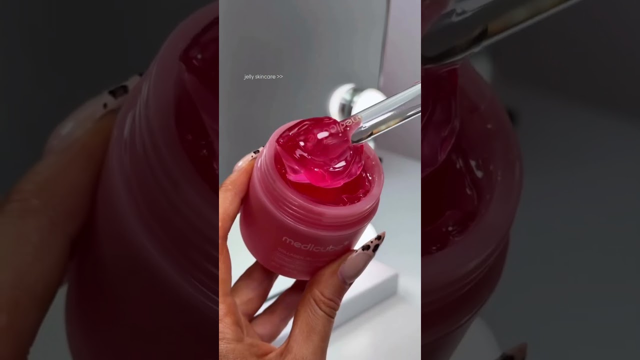 Satisfying Jelly Cream Texture 😍🩷 | Medicube Collagen Jelly Cream