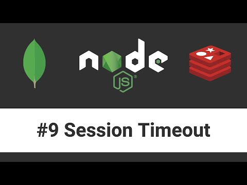 Authentication in Node js 9 Session Timeout