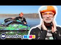 BLIPPI Visits A Ski Resort ABC 123 Moonbug Kids Fun Cartoons Learning Rhymes